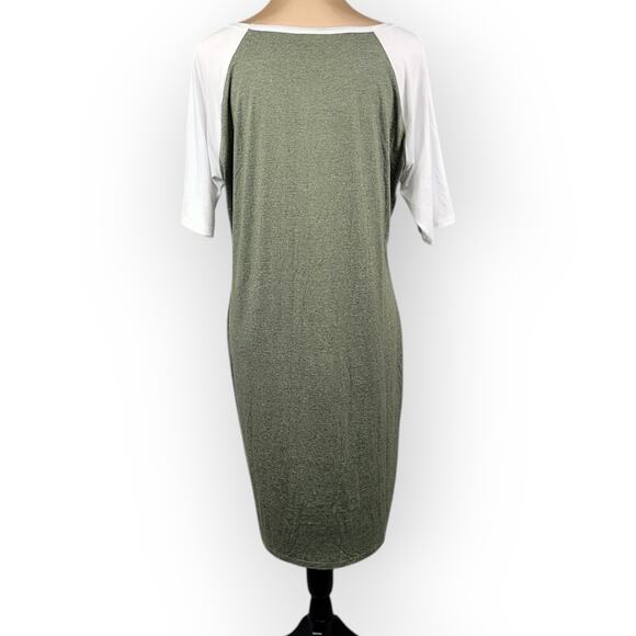 Lularoe Julia Knee Length Dress Size 2XL Minimalist Classic Feminine Resort Wear - Picture 2 of 9